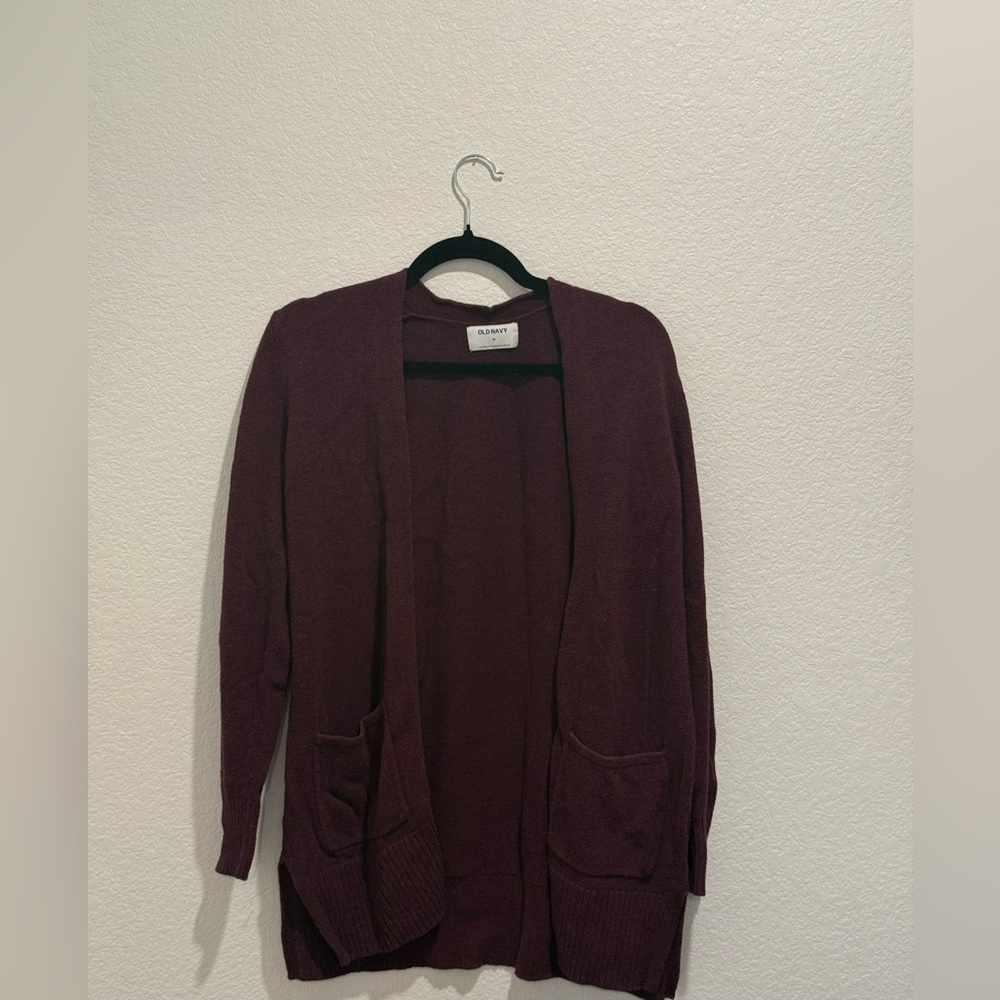 Old Navy Women's Deep Burgundy Cardigan
